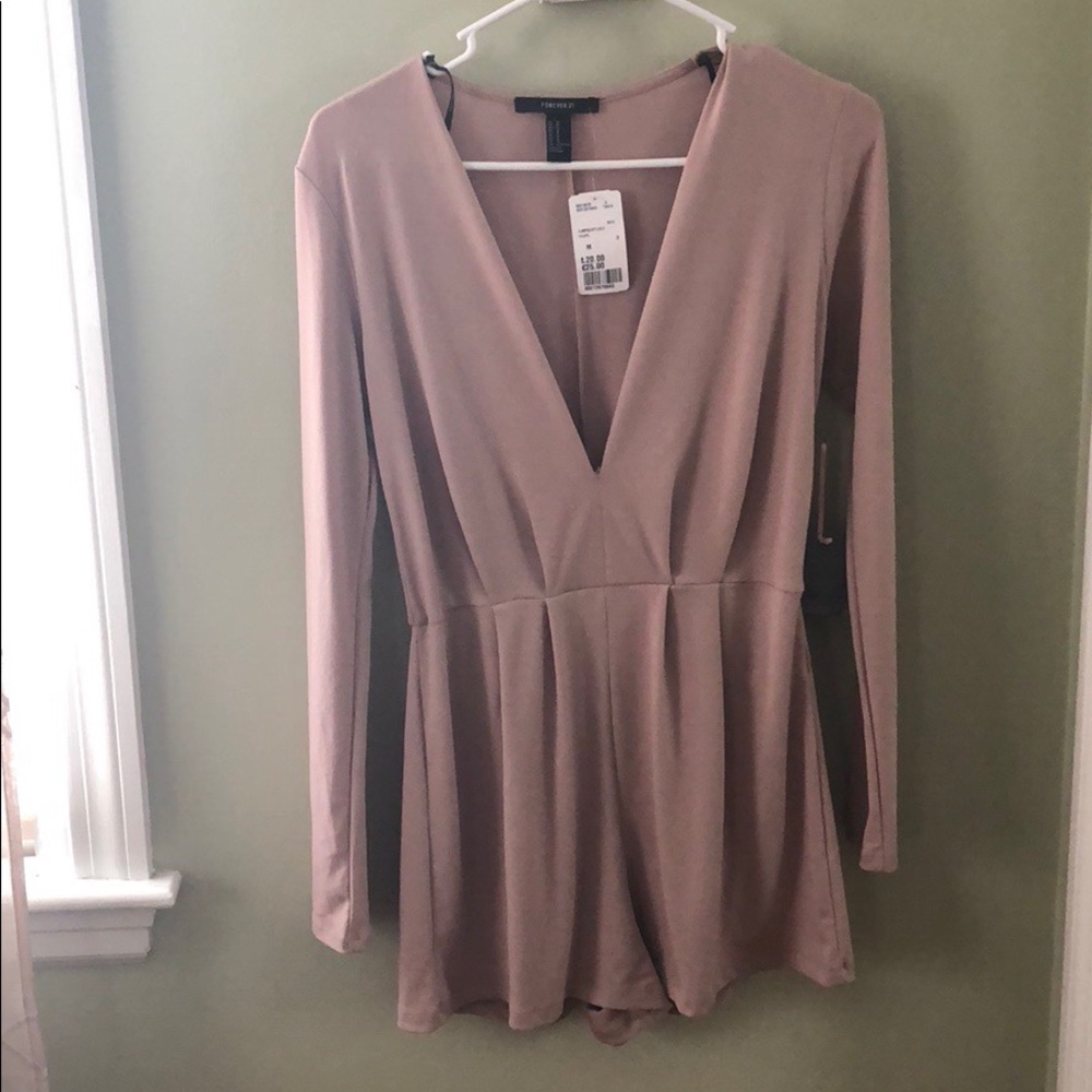 Forever 21 Long Sleeve Romper